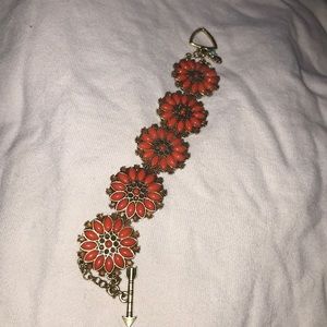 Lucky brand bracelet adorable orange flowers
